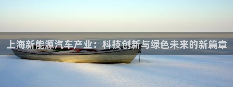 球盟会黑台子吗:上海新能源汽车产业:科技创新与绿色未来的新篇