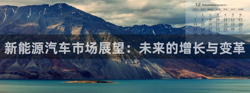 球盟会黑款吗知乎小说：新能源汽车市场展望